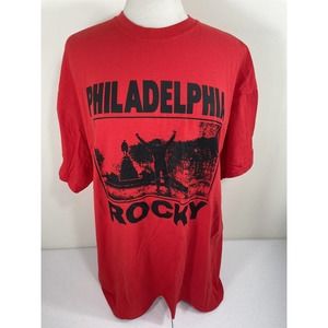 Rocky Philadelphia T-Shirt XL Balboa Sylvester Stallone Boxing Steps
